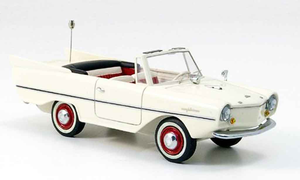 Amphicar Cabrio 1/43 Neo creme wit 1961 modelauto