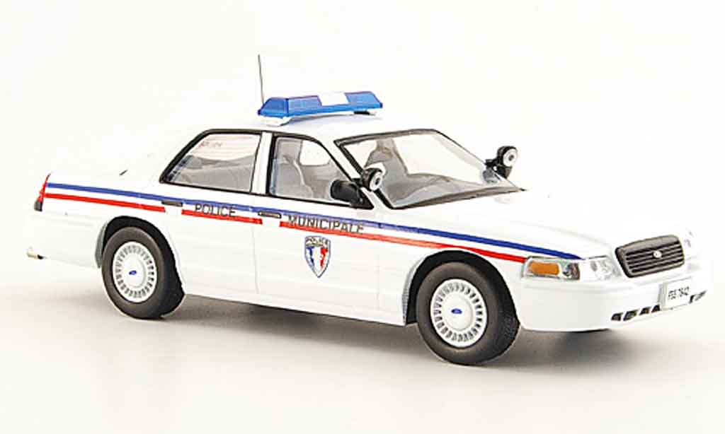 Ford Crown 1/43 IXO politie Montepellier modelauto
