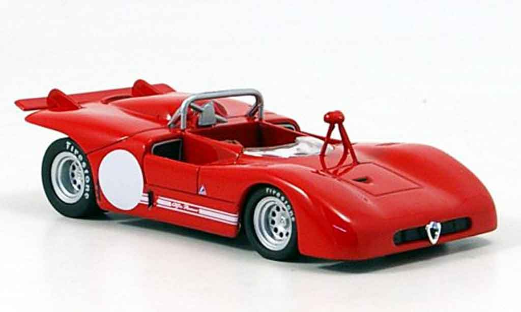 Alfa Romeo 33.3 1971 1/43 M4 1971 prova rood modelauto