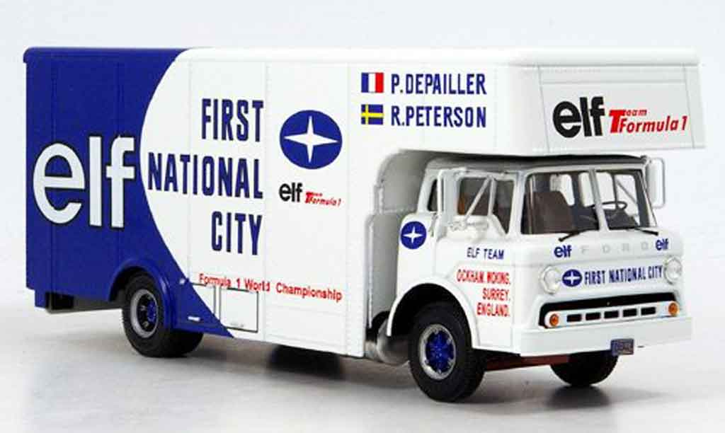 Ford Type C Team Elf 1/43 Exoto Team Elf Transporter Formule 1 modelauto