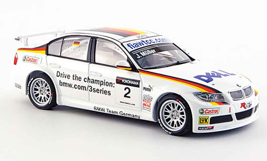 Bmw 320 WTCC 1/43 Minichamps WTCC Muller Team Germany WTCC 2007 modelauto