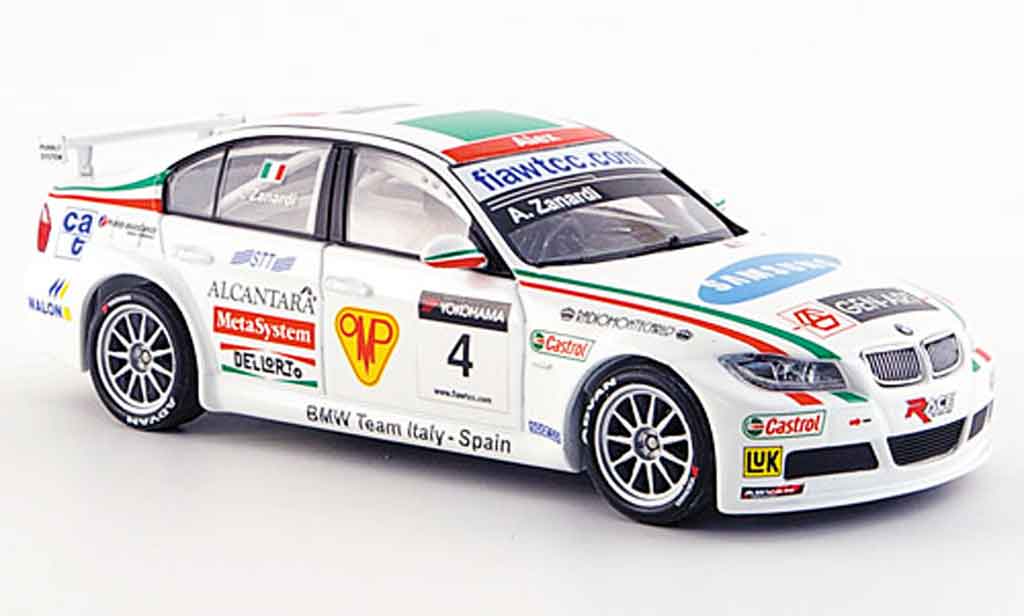 Bmw 320 WTCC 1/43 Minichamps WTCC Zanardi Team Italien Spanien WTCC 2007 modelauto