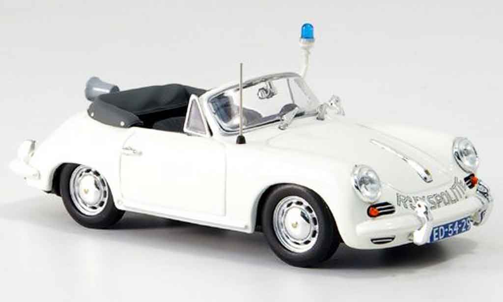 Porsche 356 1963 1/43 Minichamps 1963 C Cabrio Rijkspolitie modelauto