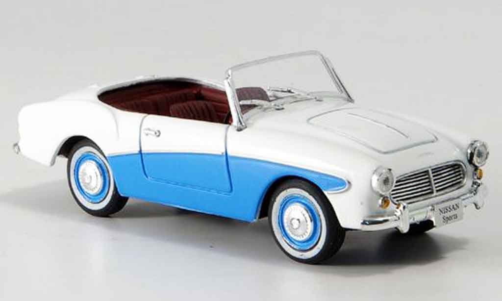 Nissan Sports 211 1/43 Norev blauw wit 1959 modelauto