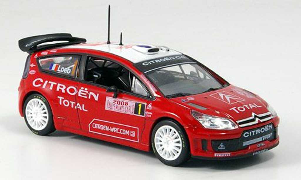 Citroen C4 WRC 2008 1/43 Norev WRC 2008 Rally Monte Carlo modelauto