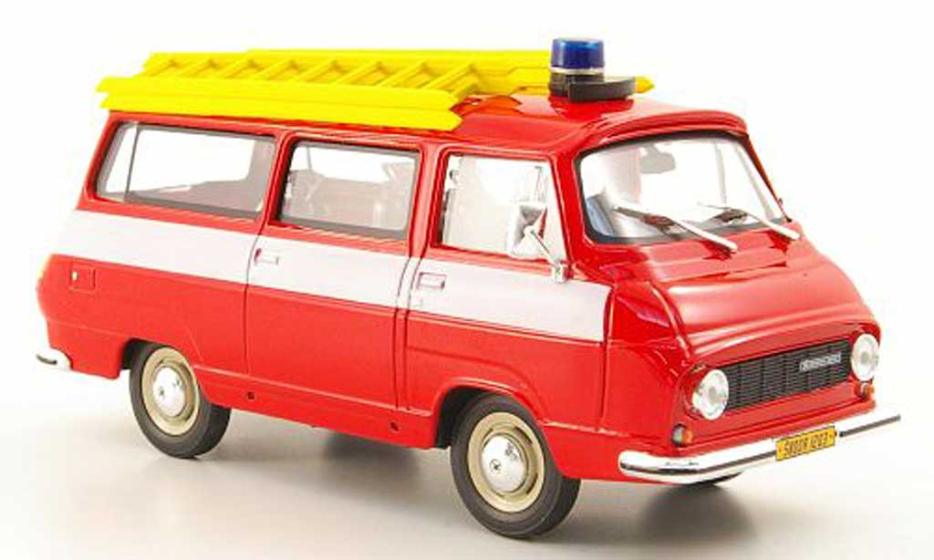 Skoda 1203 1/43 Abrex pompier modelauto
