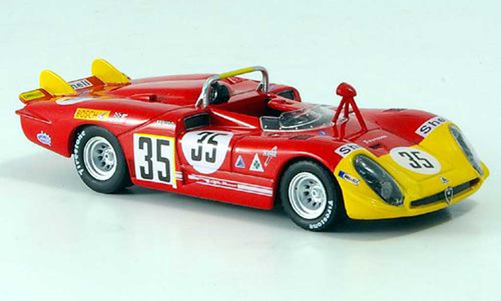 Alfa Romeo 33.3 1970 1/43 M4 1970 Spyder No.35 Stommelen/Galli 24h Le Mans modelauto