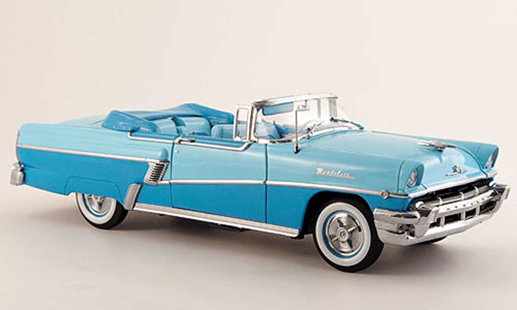 Mercury Montclair 1/18 Sun Star cabriolet blauw turkis 1956 modelauto