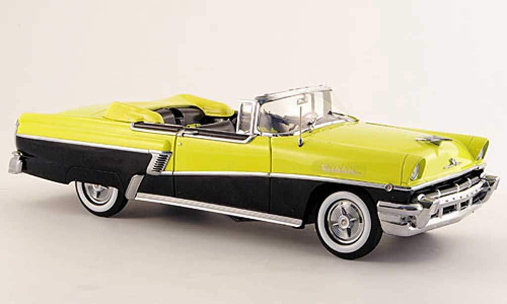 Mercury Montclair 1/18 Sun Star cabriolet geel zwart 1956 modelauto