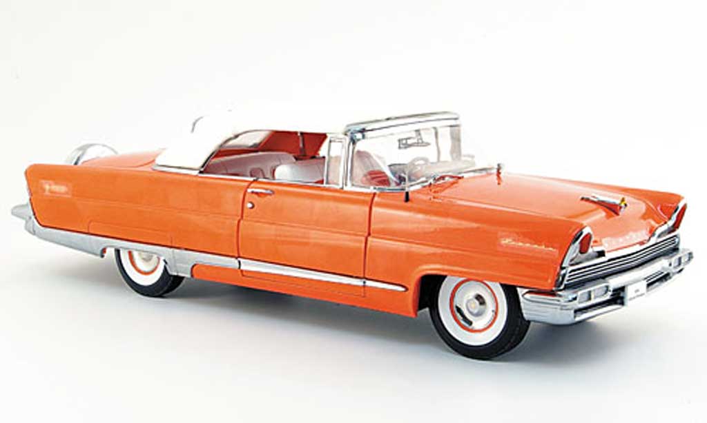 Lincoln Premiere 1/18 Sun Star cabriolet roze 1956 modelauto