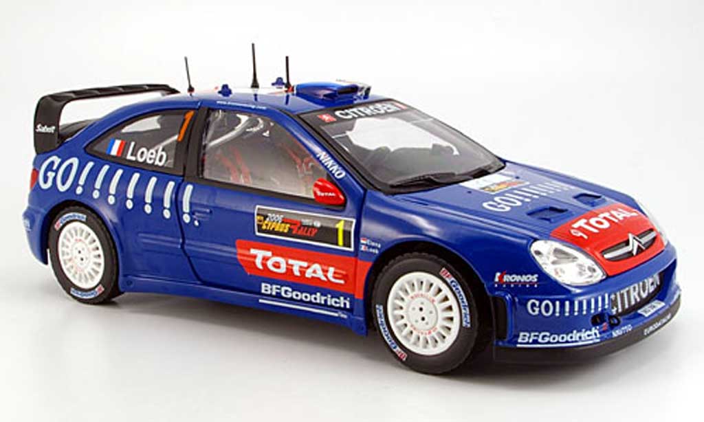 Citroen Xsara WRC 2006 1/18 Sun Star WRC 2006 no.1 total chypre rallye modelauto