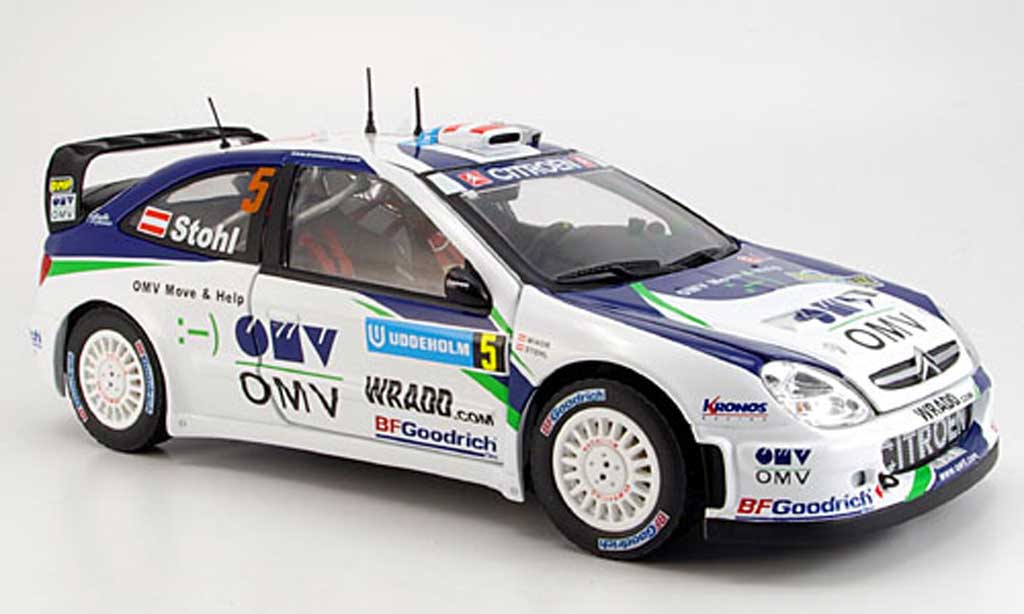 Citroen Xsara WRC 2007 1/18 Sun Star WRC 2007 no. 5 rallye suisse modelauto