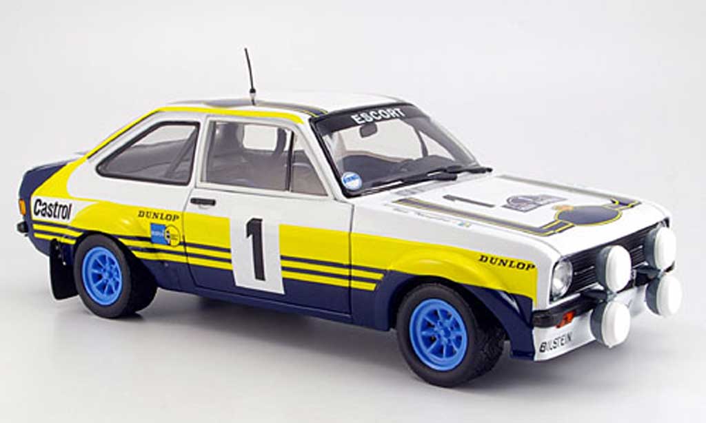 Ford Escort MK2 1/18 Sun Star MK2 no.1 rood rallye grece 1979 modelauto