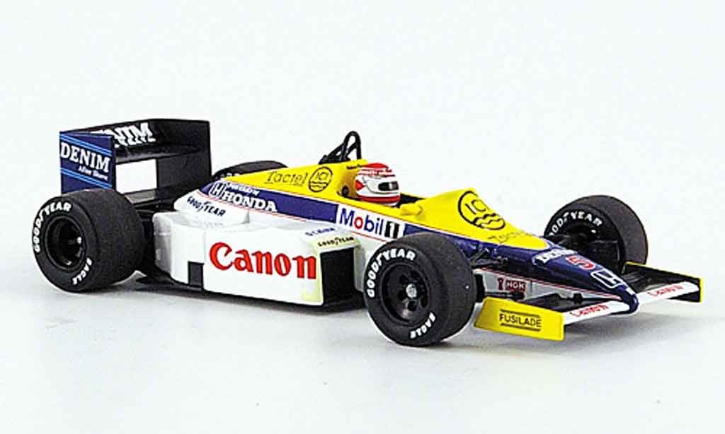 Honda F1 1/43 Minichamps Williams FW 10 No.5 Canon Test Paul Ricard Dez. 1985 modelauto