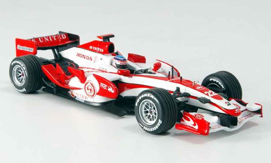 Honda F1 1/43 Minichamps Super Aguri SA07 T. Sato Zweite Saisonhalfte 2007 modelauto