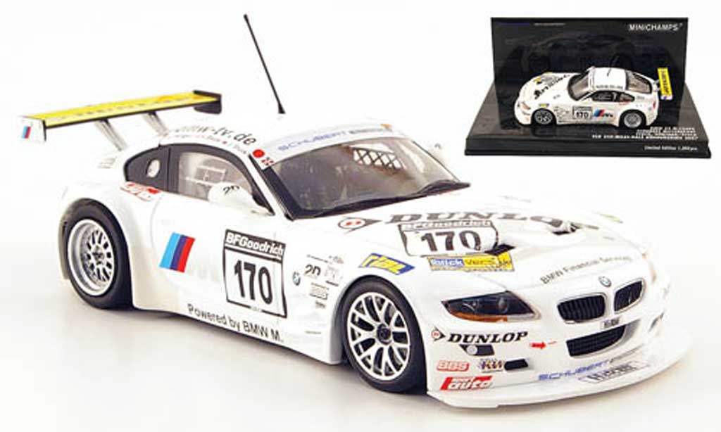 Bmw Z4 E85 1/43 Minichamps E85 M Coupe No.170 Schubert Racing VLN Race 2007 modelauto