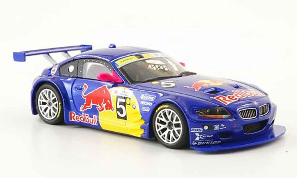 Bmw Z4 E85 1/43 Minichamps E85 M Coupe No.5 Red Bull 24h Silverstone 2006 modelauto