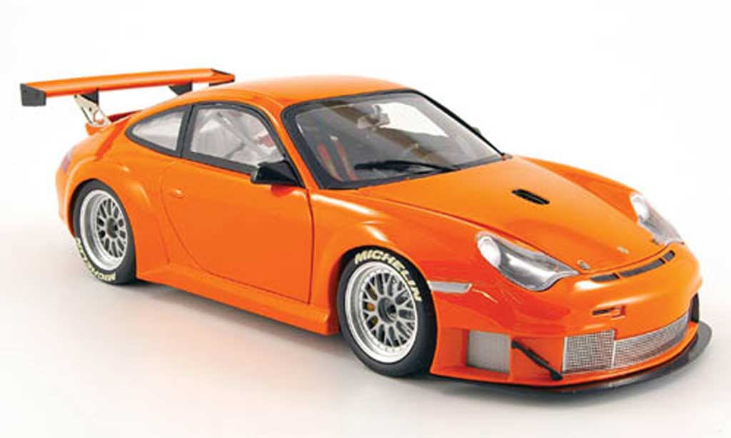 Porsche 996 GT3 RSR 1/18 Minichamps GT3 RSR oranje alms 2004 modelauto