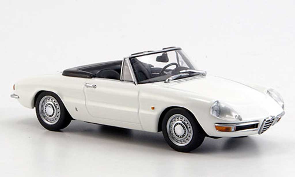Alfa Romeo 1750 1/43 Minichamps Spider Veloce wit 1968 modelauto