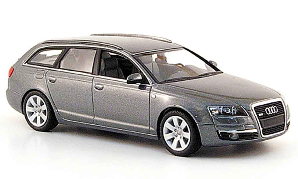 Audi A6 Avant 1/43 Minichamps Avant grijs 2004 modelauto