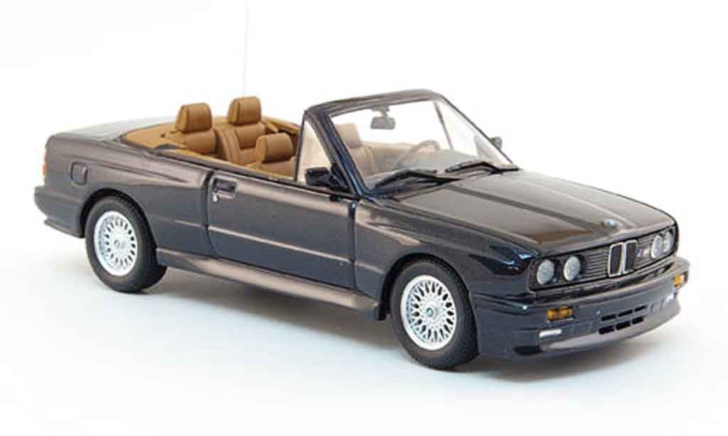 Bmw M3 E30 1/43 Minichamps E30 Cabriolet zwart 1988 modelauto