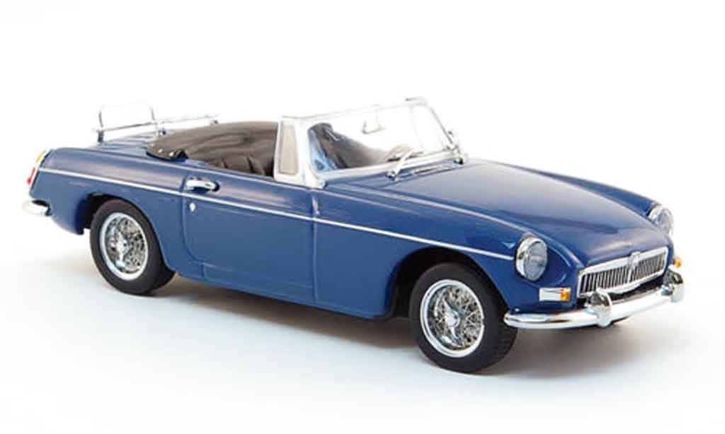 MG B 1/43 Minichamps Roadster blauw 1968 modelauto