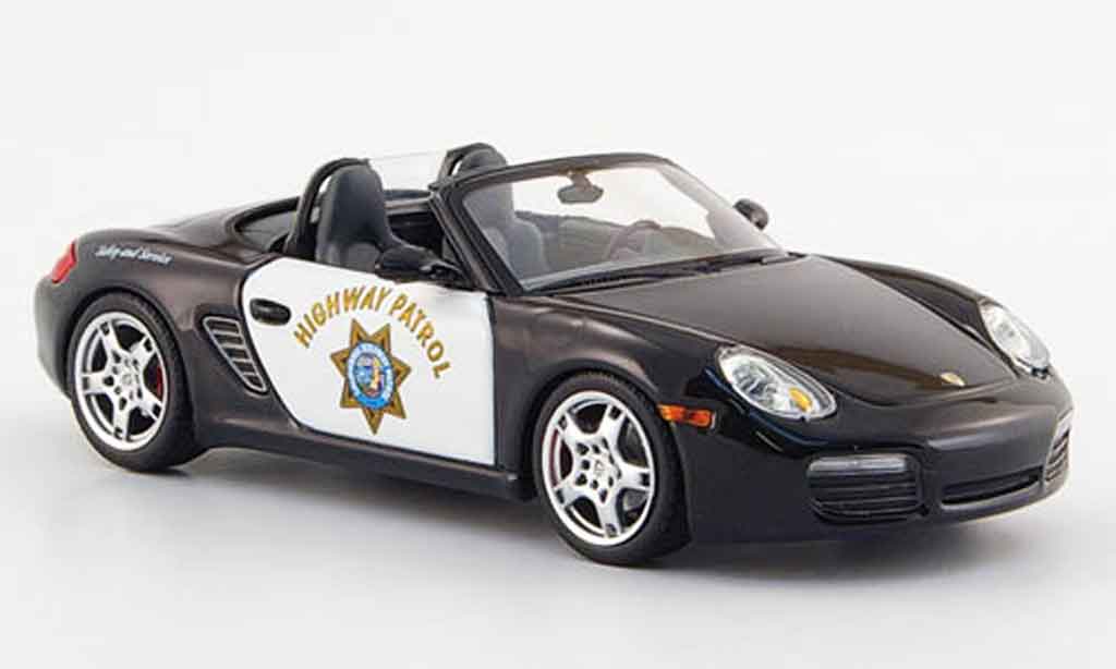 Porsche Boxster 1/43 Minichamps S Highway Patrol 2005 modelauto