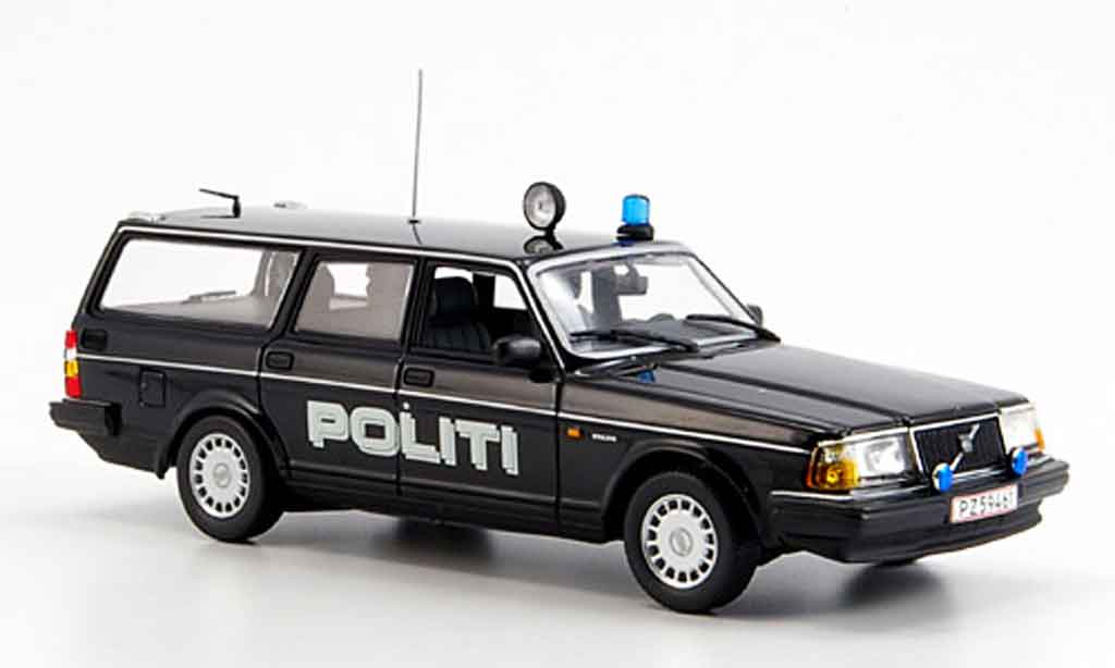 Volvo 240 1/43 Minichamps Stationwagen politie Politi modelauto