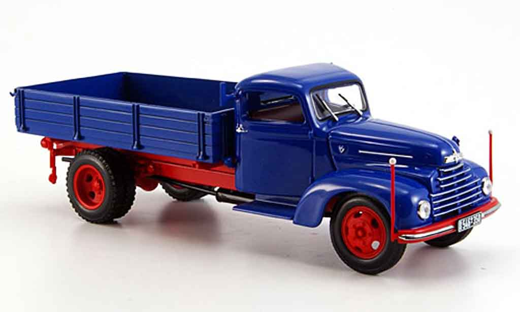 Ford FK 3500 1/43 Minichamps 3500 Kipper blauw rood 1951 modelauto