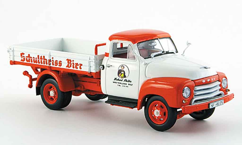 Opel Blitz 1/43 Minichamps 1.75t schultheiss pritsche 1951 modelauto