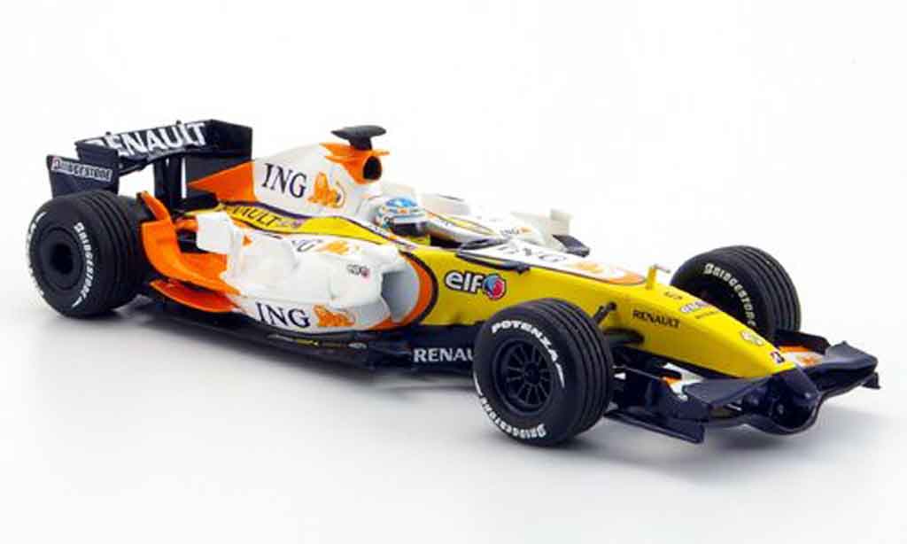 Renault F1 1/43 Minichamps r 27 f 1 team alonso test jerez 15. januar 2008 2008 modelauto