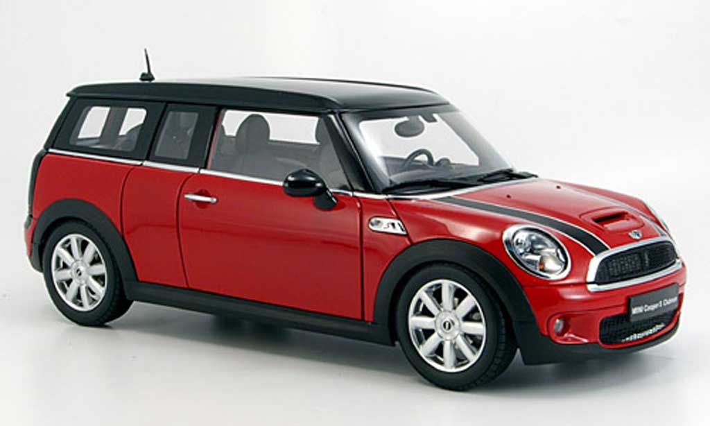 Mini Clubman S 1/18 Kyosho S (r55) rood modelauto