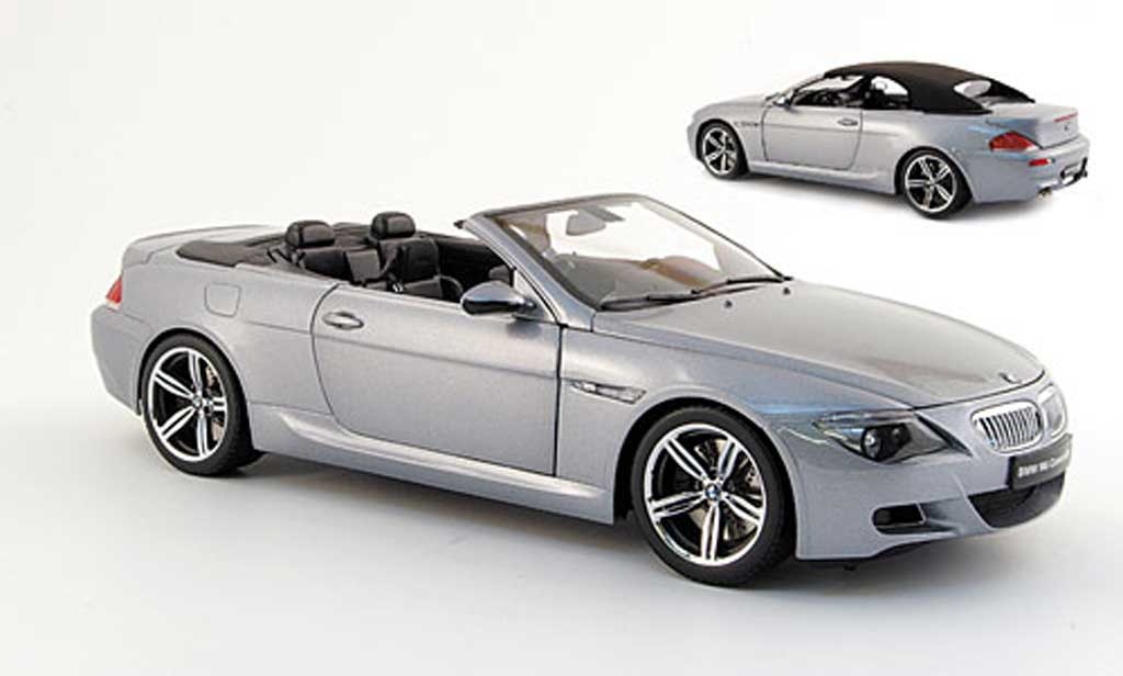 Bmw M6 E64 1/18 Kyosho E64 grijs 2005 modelauto