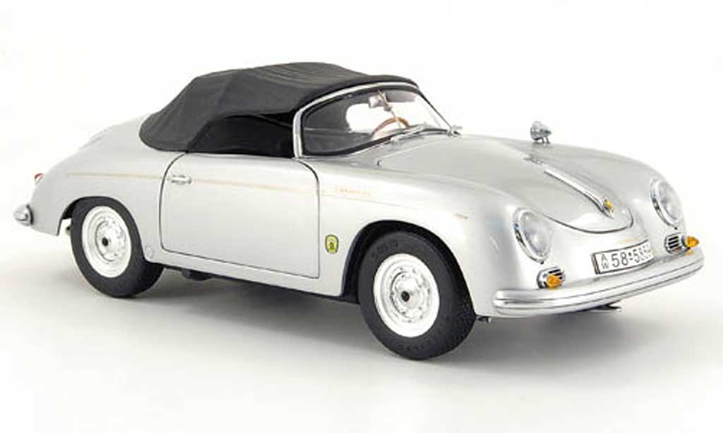 Porsche 356 1/18 Schuco speedster grijs modelauto
