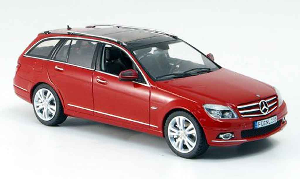 Mercedes Classe C 1/43 Schuco T Modell Avantgarde rood modelauto