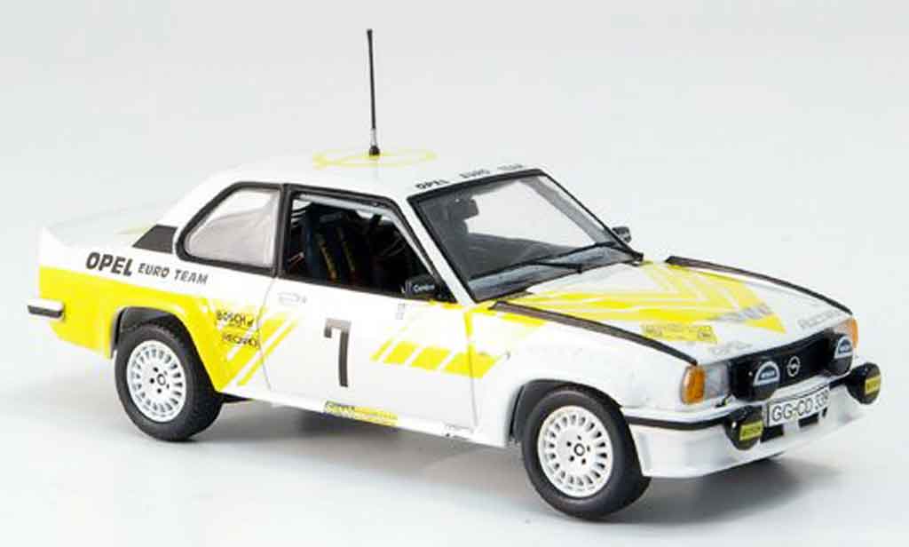 Opel Ascona B 1/43 Schuco B 400 no.7 schweden rallye modelauto