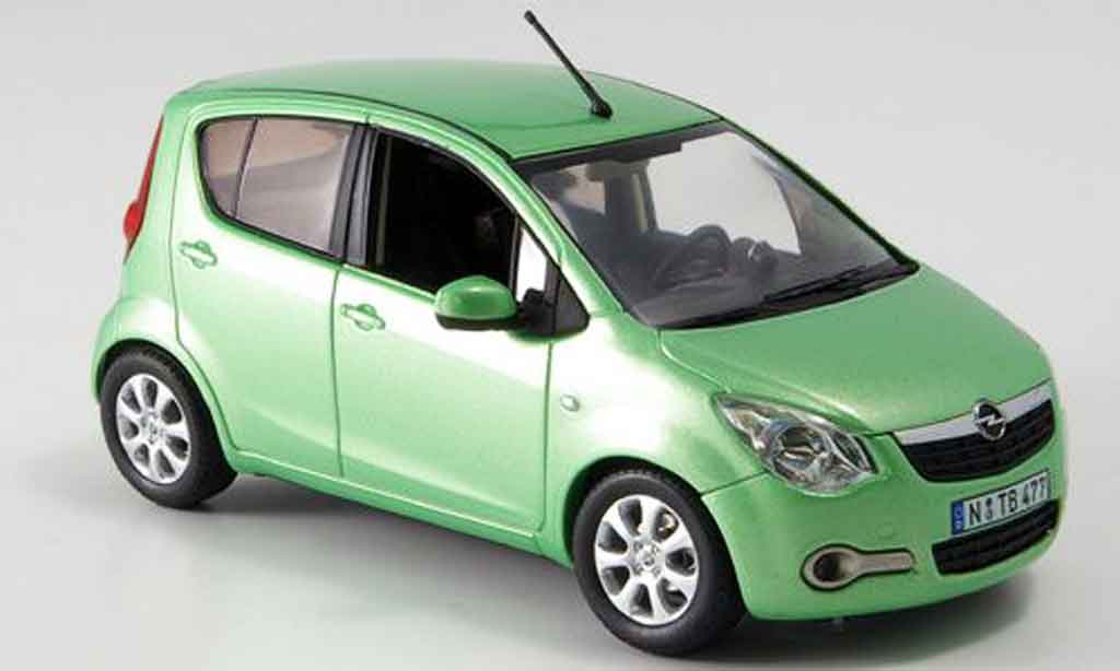 Opel Agila 1/43 Schuco grun modelauto
