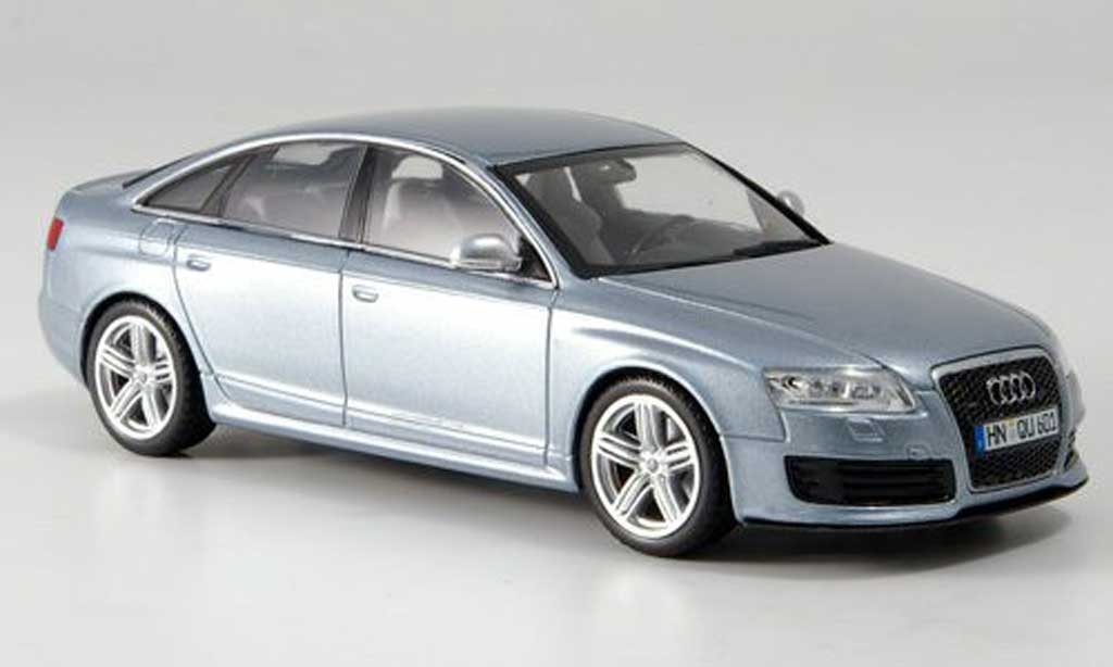 Audi RS6 1/43 Minichamps grijs grijs 2008 modelauto