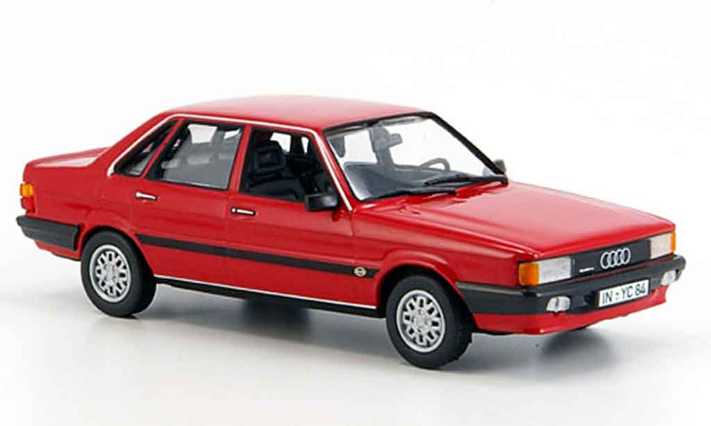 Audi 80 quattro 1/43 Norev rood 1985 modelauto