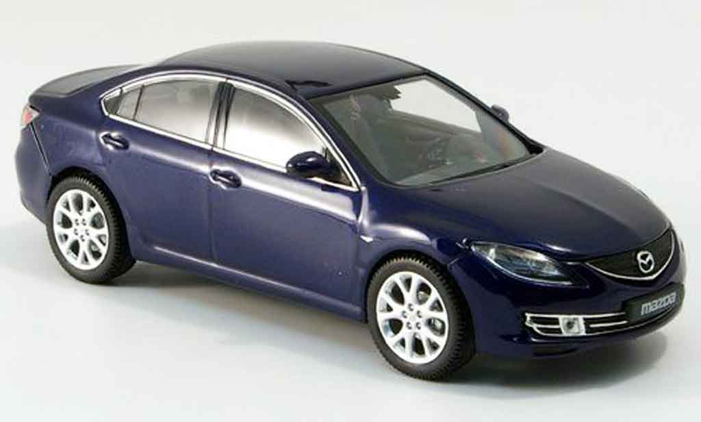 Mazda 6 1/43 Norev Sedan blauw 2007 modelauto