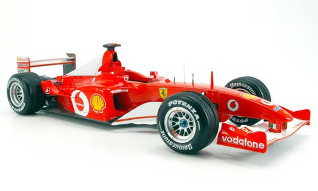 Ferrari F1 1/18 Hot Wheels Elite F2002 M. Schumacher No.1 GP Frankreich modelauto