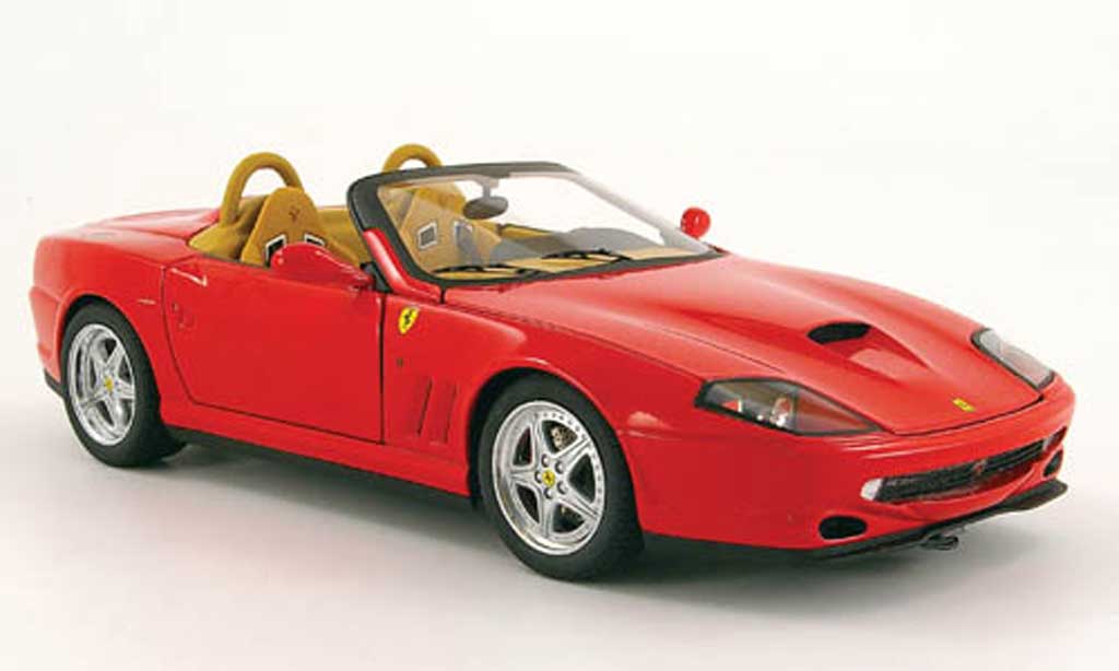 Ferrari 550 Barchetta 1/18 Hot Wheels Elite Barchetta pininfarina rood modelauto