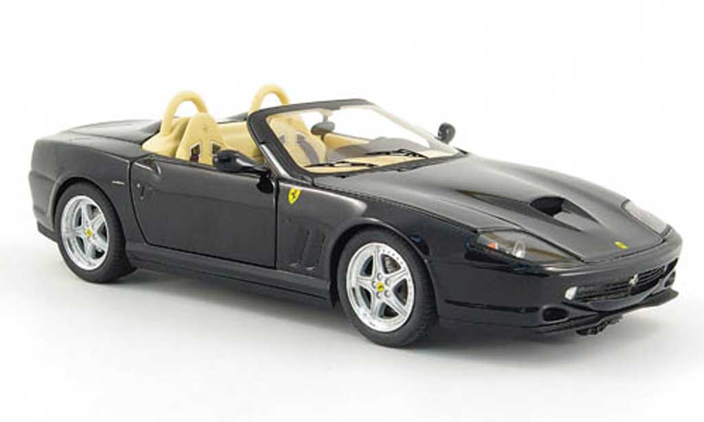 Ferrari 550 Barchetta 1/18 Hot Wheels Elite Barchetta pininfarina zwart modelauto