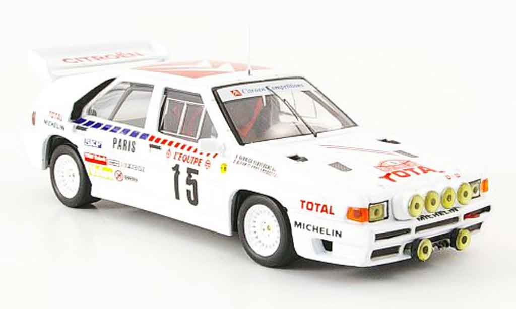 Citroen BX 4TC 1/43 IXO 4TC no.15 rallye monte carlo 1986 modelauto
