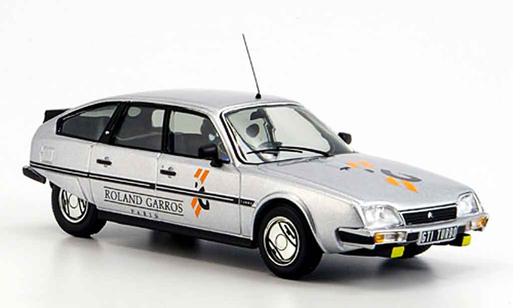 Citroen CX 1/43 IXO grijs metallic roland garros 1985 modelauto