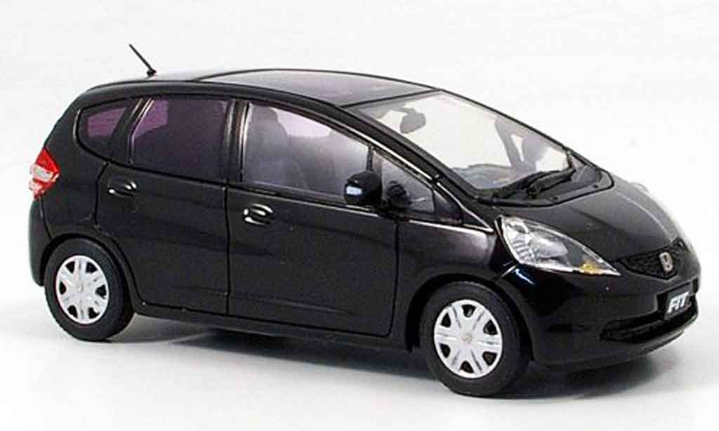 Honda Jazz 1/43 Ebbro Fit Skyroof zwart 2008 modelauto