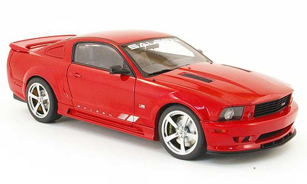 Ford Mustang Saleen 1/18 Autoart Saleen s281 extreme rood 2007 modelauto