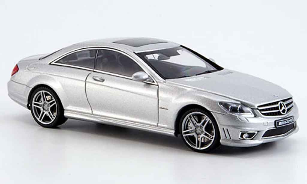 Mercedes Classe CL 1/43 Autoart CL63 AMG grijs metallic modelauto