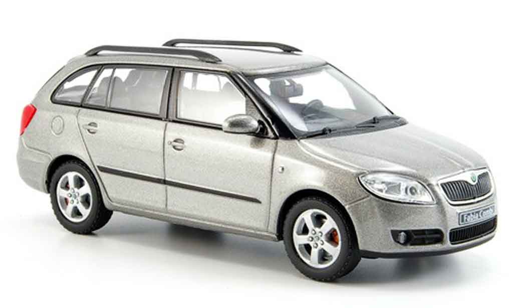 Skoda Fabia 1/43 Abrex combi ii beige modelauto