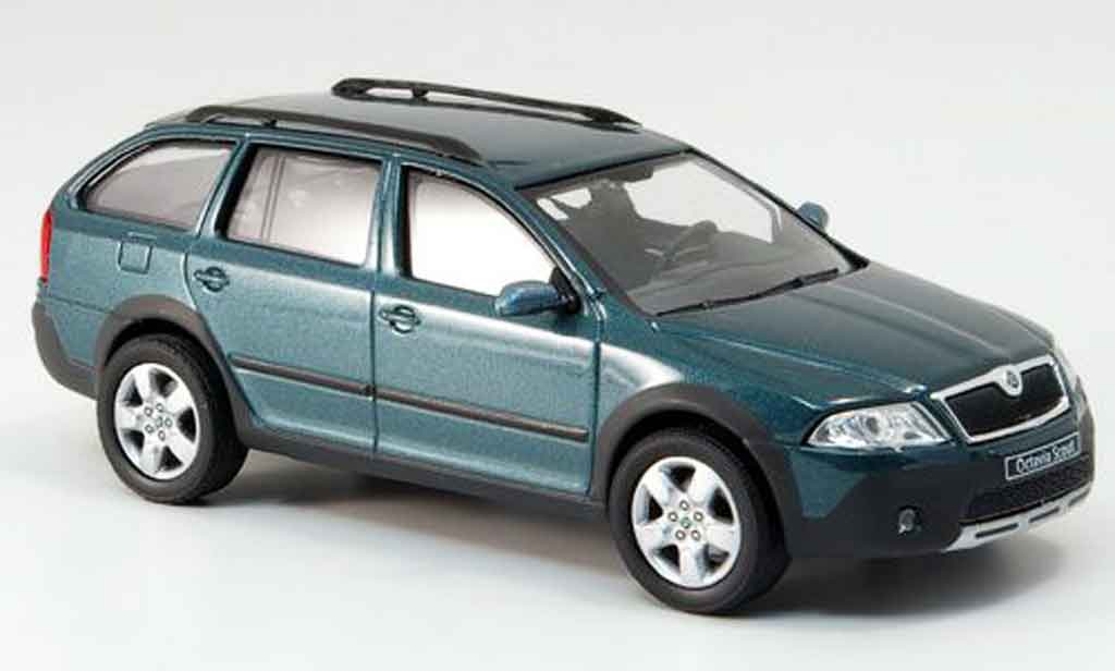 Skoda Octavia 1/43 Abrex combi scout grun modelauto